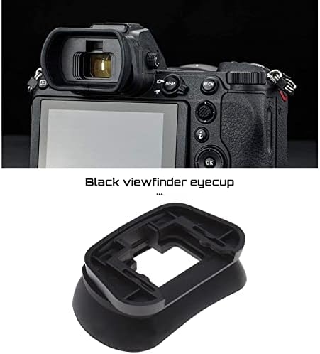 2PCS DK-29 Câmera de olho de olho de olho de olho de reposição Câmera de silicone Vowfinder Protetor compatível com Nikon Z5 Z6 Z6ii Z7 Z7II Black