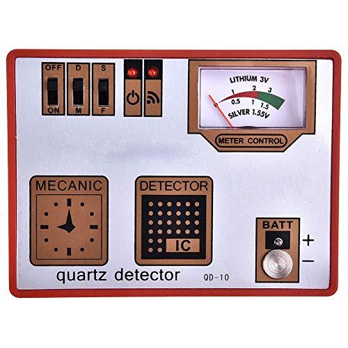 Verificador do testador de bateria, desmagnetizer timegrapher relógio desmagnetização/medição da bateria/máquina de testador de pulso/quartzo…