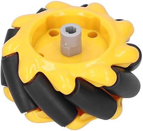 Roda de mecanum, 60 mm de roda de rotação omnidirecional Tilt 45 ° Movimento de direção Smart Robot Car Wheel Parts DIY Toy Components