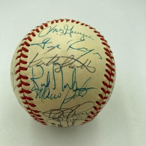 1988 Los Angeles Dodgers World Series Champs Team assinou Baseball JSA CoA - Bolalls autografados