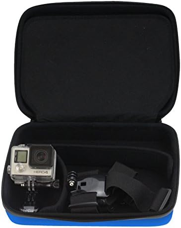 Navitech Blue Heavy Duty Rugged Case/capa compatível com a câmera de ação do Goxtreme Stage