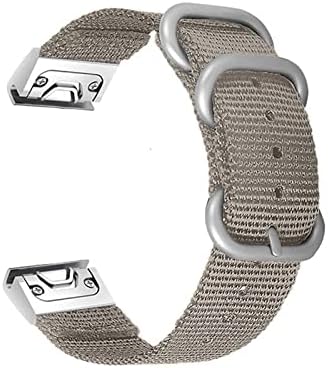 Yixiangting 22/26mm Nylon Quickfit Watch Band Strap compatível com Garmin compatível com Enduro/Compatível com Fenix ​​5 5x