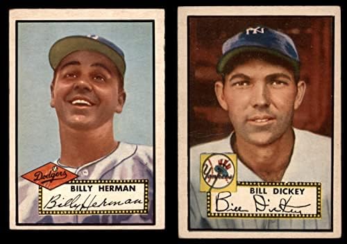 1952 Topps Baseball High Número Conjunto Completo VG/Ex