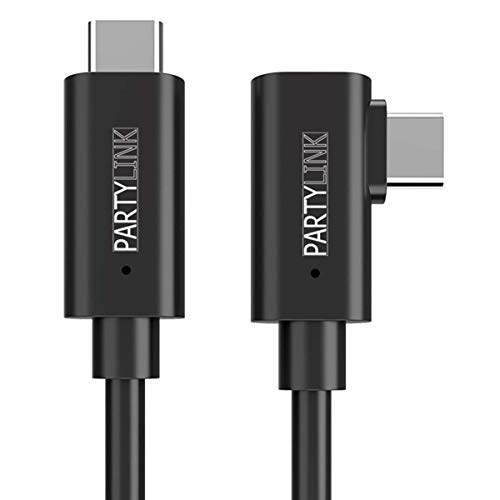 Partylink 16ft USB 3.0 Tipo-C para Tipo A Cabo | Compatível com Oculus Quest & Quest2 Transferência de dados de alta velocidade e carregamento rápido | Conexão Normal-USB