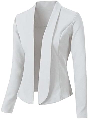 Jaquetas blazer para mulheres de manga comprida