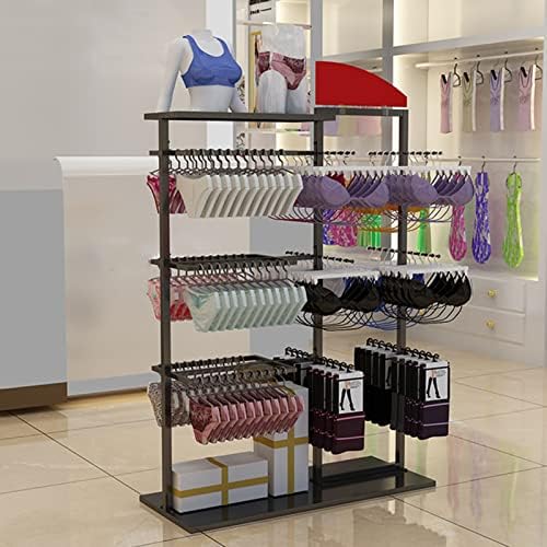 Jianfei Recunda Rack de roupas, exibição de roupas Stand, shorts Stand Display, para lojas de roupas íntimas lojas de meias, fácil de montar, 3colors