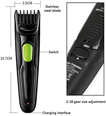 FAFKLF CABELO CLIPPER USB Recarregável aparador de cabelo à prova d'água Máquina de corte de cabelo doméstico lâmina de aço de aparador doméstico