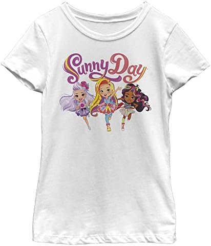 Nickelodeon Sunny Day Group Girls Short Short Sleeve Camise