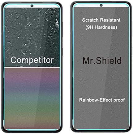 Mr.Shield [3-Pack] projetado para Samsung [vidro temperado] [Japão de vidro com dureza 9H] Protetor de tela com substituição ao longo da vida