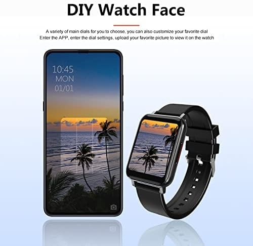 Relógios de fitness ebuyfire, relógio inteligente para homens de 1,69 Tela de toque compatível com Android, com monitor