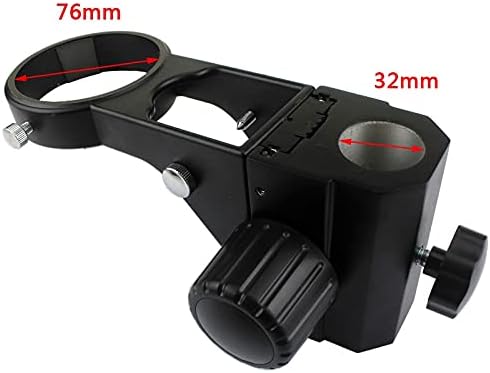 Microscópios de estere de zoom de 76 mm de diâmetro zoom ajustável suporte de foco de foco para microscópio de microscópio tinocular Microscópio binocular