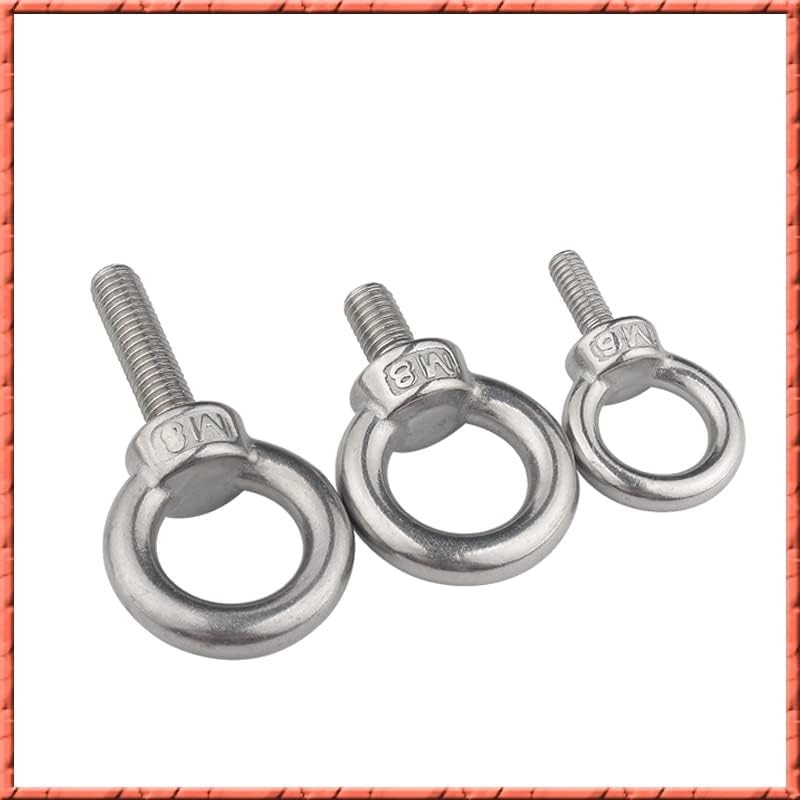 1-10pcs/lote m3 ~ m20 aço inoxidável parafuso de parafuso de parafuso de anel de anel com o anel de elevação parafuso de