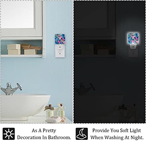 Flamingo LED Night Light, Kids Nightlights for Bedroom Plug Int Wall Night Lamp Brilho ajustável para escadas do quarto Decoração do quarto do bebê corredor