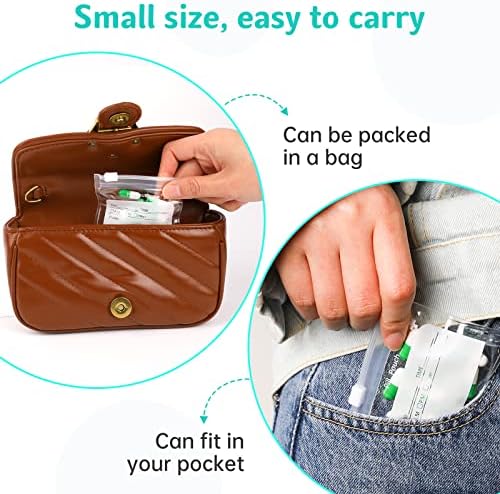 16 bolsas de pílula de pacote bolsa de comprimidos com bloqueio com etiquetas de gravação Bolsa de comprimidos de viagem
