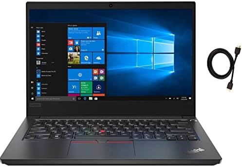 Lenovo ThinkPad E14 Gen 3 14 FHD IPS Premium Business Laptop, AMD Ryzen 7 5700u até 4,3 GHz, RAM de 24 GB, 256 GB de PCIE SSD, gráficos
