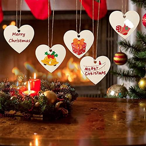 100 PCS PCS Rústico Love Heart 0,78 polegadas inacabadas corações de madeira em branco formam as tags de madeira, para livro de visitas a casamentos que assinam decorações de cartas diy de ação de graças