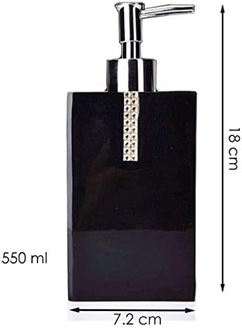 Dispensador de sabão BKDFD, dispensador de sabão de bancada quadrada, adequado para todos os tipos de sabão líquido