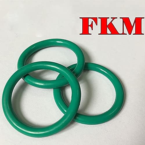 Tingchao Silicone O Ring, fkm sela anéis Gaske, diâmetro externo 8 mm, diâmetro do fio 2,4 mm, pacote de 20 verde, 342,4mm