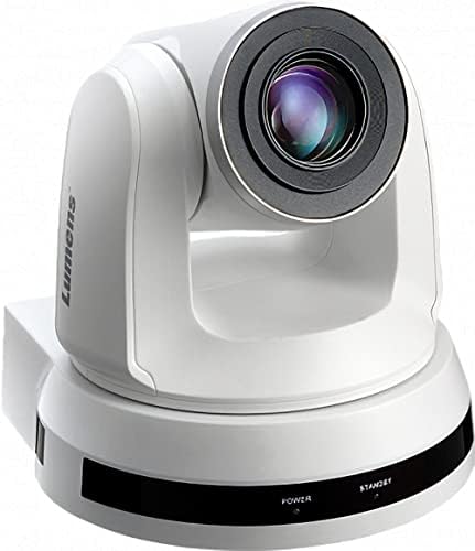 LUMENS VC-A51PW Full HD PTZ Câmera flexível; Branco; Suporte Full HD 1080p; Até 60 fps; 20x zoom óptico; Sensor de imagem de 1/ 2.8 ; Ethernet, HDMI e 3G-SDI Suporte
