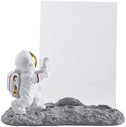 BAOBLAZE Modern Picture Picture Combatrop Freestanding Astronaut Figurine Photo Picture para ornamento em casa, ouro a