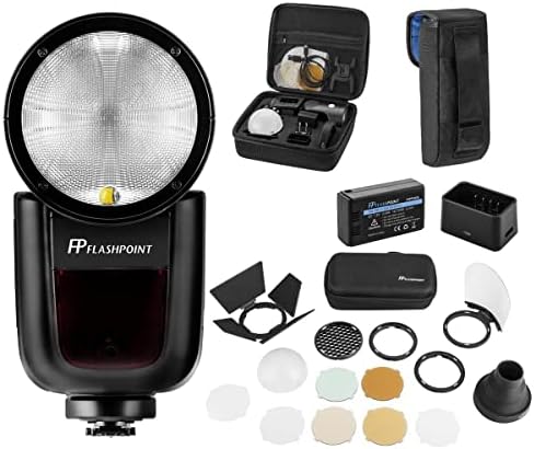 Flashpoint Zoom Li-On X R2 TTL na câmera Round Flash Speedlight Kit para Fujifilm