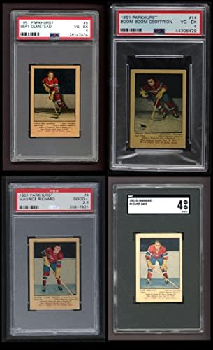 1951-52 Equipe de Parkhurst Montreal Canadiens Set Montreal Canadiens VG/Ex Canadiens