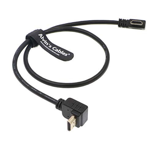 Cabos de Alvin 8k 2,1 HDMI Full HDMI Cable enrolado para Atomos Ninja-V 4K-60P Record de Z-Cam para Canon-C70, para Sony A7S3,