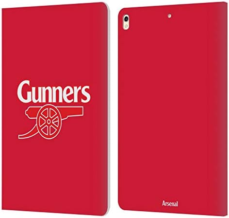 Projetos de capa de cabeça Oficialmente licenciado Arsenal FC Fade Crest 2 Livro de couro Caixa de carteira Compatível com Apple iPad