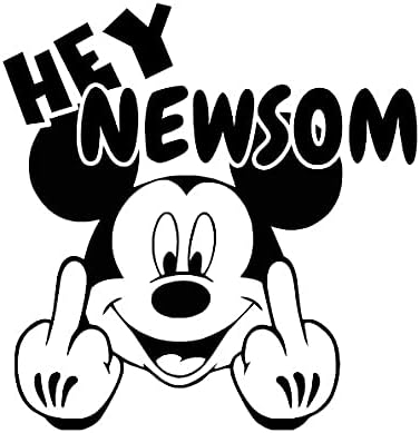 Hey Newsom - Micky Decal