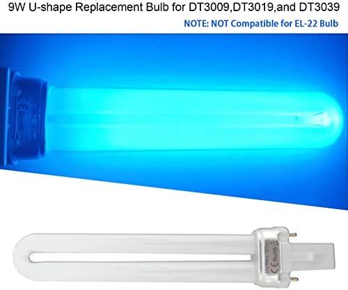 Dameiol 21050 Bulbos de substituição 9W Dynatrap Dyatrap DT3009, DT3019, apenas DT3039, comprimento total de 6,5 polegadas,