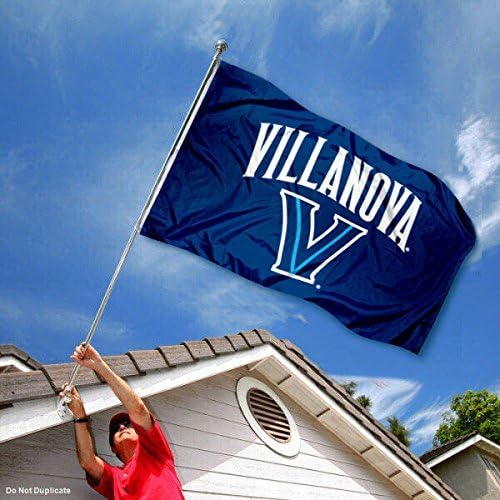 Bandeira da Universidade de Villanova e conjunto de bandeira dos EUA 3x5