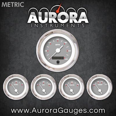 Aurora Instruments 4639 Modern Rodder Gray Metric 5 Bitalge Set
