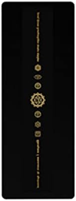 Kjhd borracha de borracha de 5 mm de ioga tapete não deslizamento de ioga com linhas de posição tapetes de ginástica
