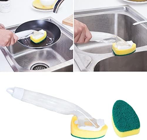 Cabeças de esponja de reabastecimento de reabastecimento de BABLAZE 0, reabastecimento de esponja de serviço pesado e substituível com manipulação de banheiro prato