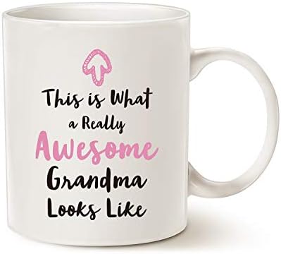 Caneca de café da avó da avó de Mauag, da neta neta, é isso que uma avó realmente incrível parece uma ideia para presentes