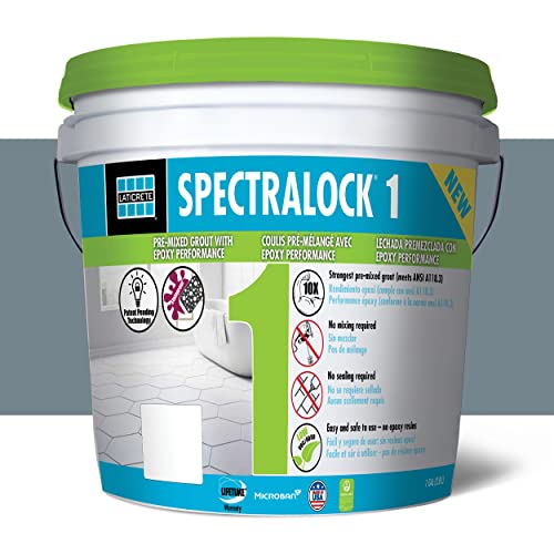 Laticrete Spectralock® 1 Grout pré-misturado 91 ardósia cinza