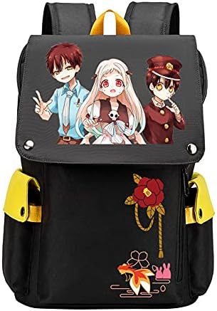 Toilet Bound Hanako Kun Backpack Anime School Bags Bookbag Laptop Daypack Large Travel Bag com carregamento USB
