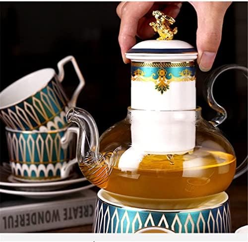 Vintage Inglês Cerâmica Tule de café Cépota de caça de pires Conjunto de pires de ossos China China Copo Conjunto de chá de chá