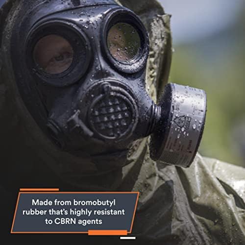 Mira de segurança m máscara de respirador de rosto completo - máscara de gás CBRN, respirador químico