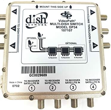 Dish Network Dish Pro Videopath Multi-Dish Switch DP34