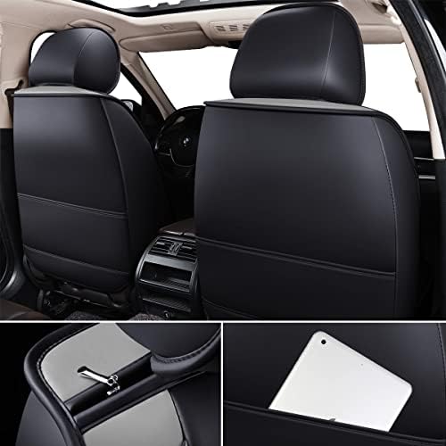Oasis Auto Car Seat Capas Acessórios Conjunto Full Premium Nappa Cushion Protector Universal Fit para a maioria dos carros SUV