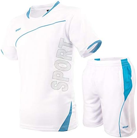 Xiloccer roupas de verão masculinas de verão casual secagem elástica de manga curta calça curta masculina suor de pista esportiva