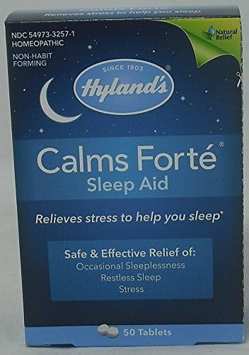 Hyland's Calms Forte Sleep Aid Tablet, 50 contagem
