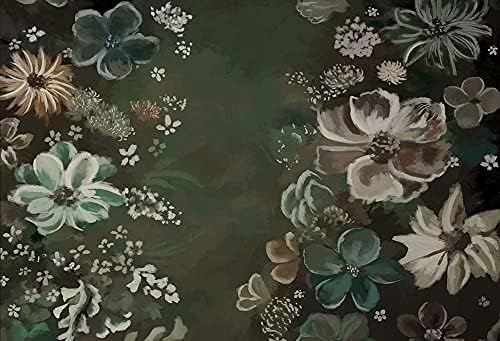 5x3ft background floral pintura a óleo desenho de aquarela Flores de parede fotografia Antecedentes Estúdio fotográfico abstrato
