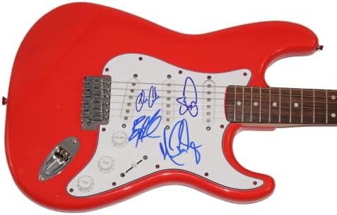 OAR O.A.R. A banda assinou o autógrafo em tamanho real e o stratocaster elétrico guitarra a com hames spence autenticação JSA