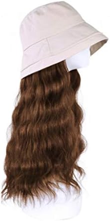 HGVVNM Women Cap Wig Casual Streetwear Cap de Hip Hop Wig Natural Synthetic With Selshade Fisherman Hat Hat