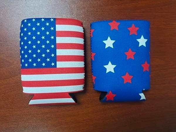 2 pacote de bandeira americana USA Beverage titular - 4 de julho Celebração do Dia da Independência!