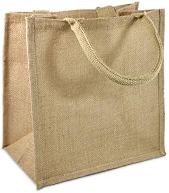 Jermatz Fibonaccihome Jute Tote Bag for Women - Bolsa de praia leve e embalável - Bolsa fofa de estopa e lona para o