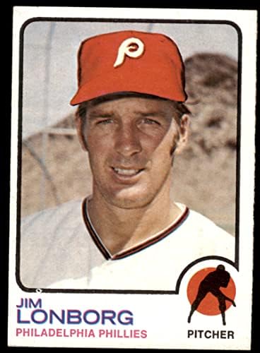 1973 Topps 3 Jim Lonborg Philadelphia Phillies Ex/Mt Phillies