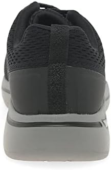 Skechers Mens Go Walk Arch Fit - Idyllic Sneaker, Black/Gray, 9,5 EUA
